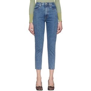 SLVRLAKE Blue Beatnik High-rise Slim Jeans In Born To Run (J1)